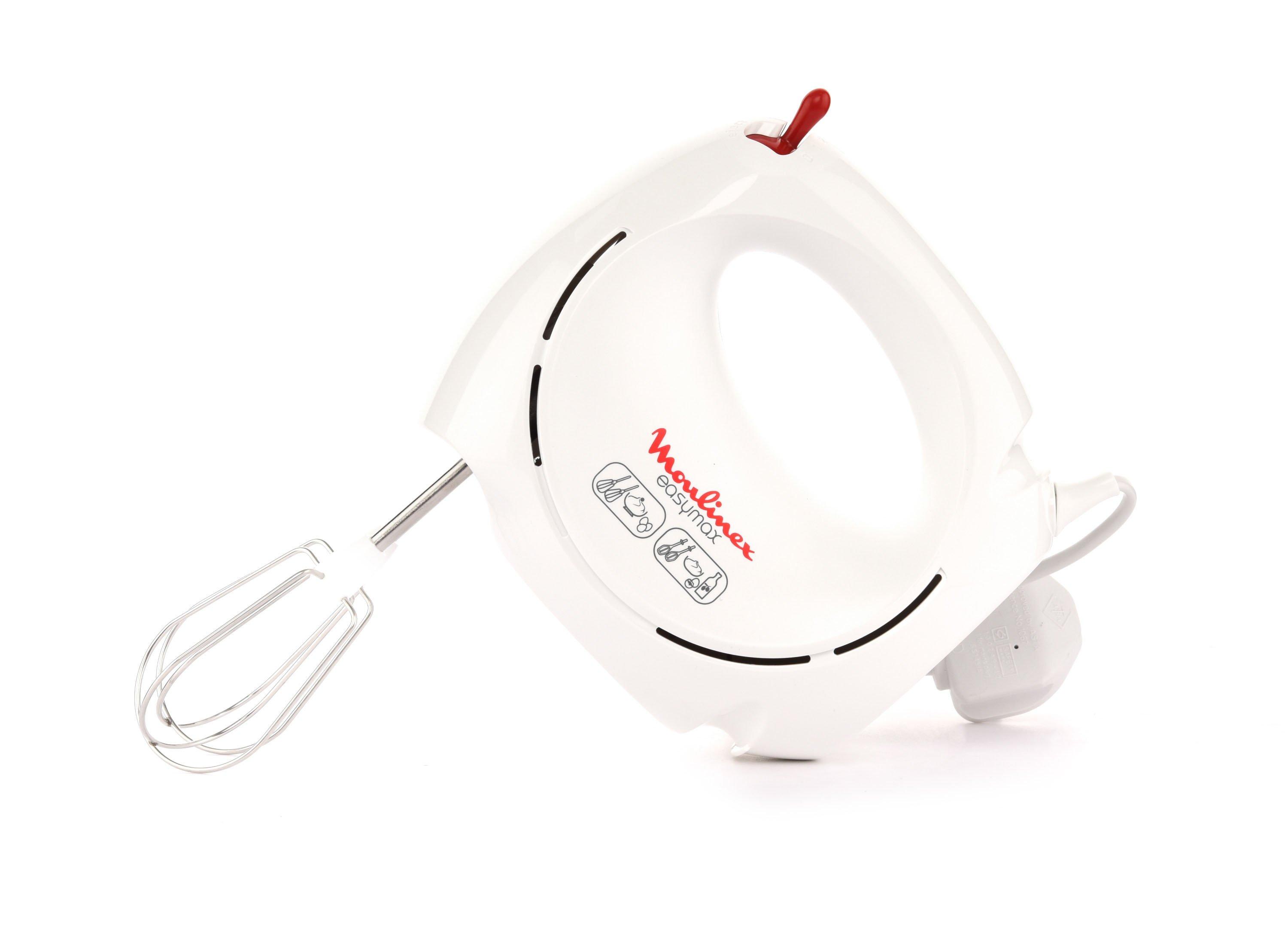 Moulinex Hand Mixer Easy Max. 200W, 2 Speeds,White eXtra Saudi
