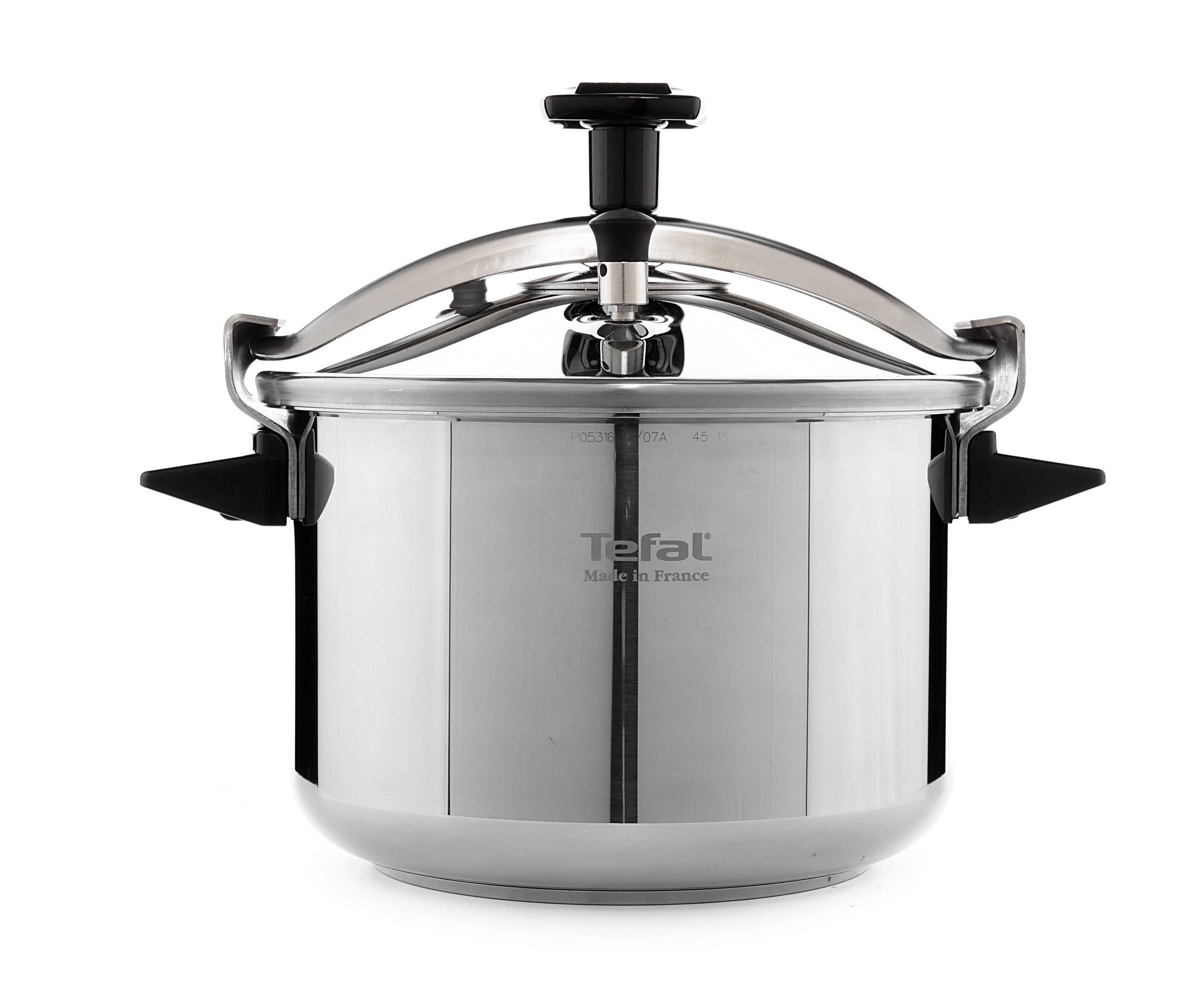 Tefal Pressure Cooker Authentic 10L. Stainless Steel - eXtra Saudi