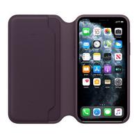 Apple iPhone 11 Pro Leather Folio Case Aubergine