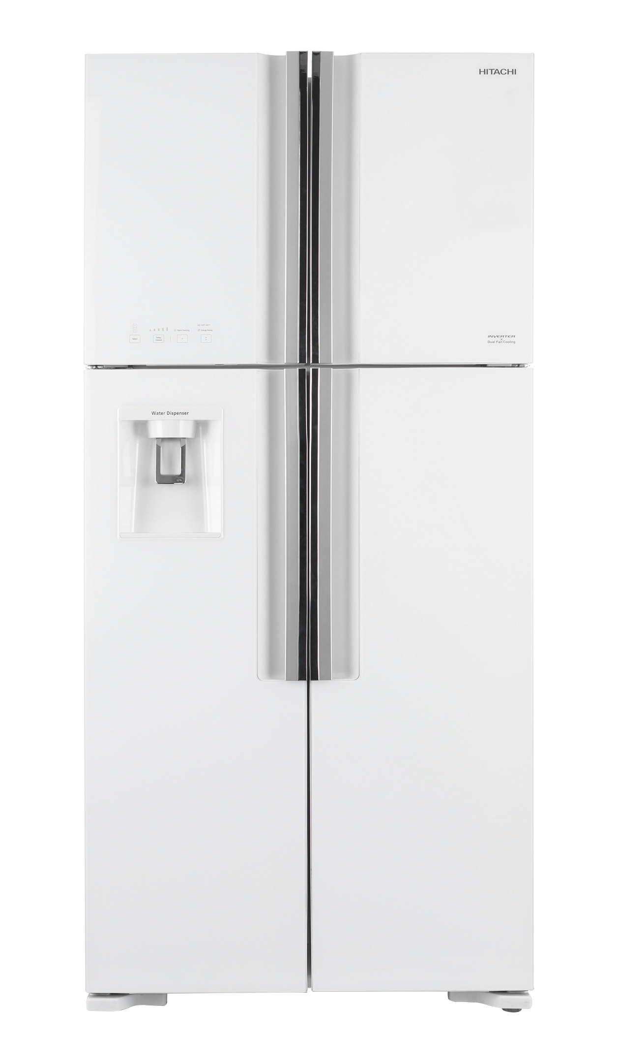 Hitachi 4 Door Big French Standard Refrigerator 14Cu.ft Freezer