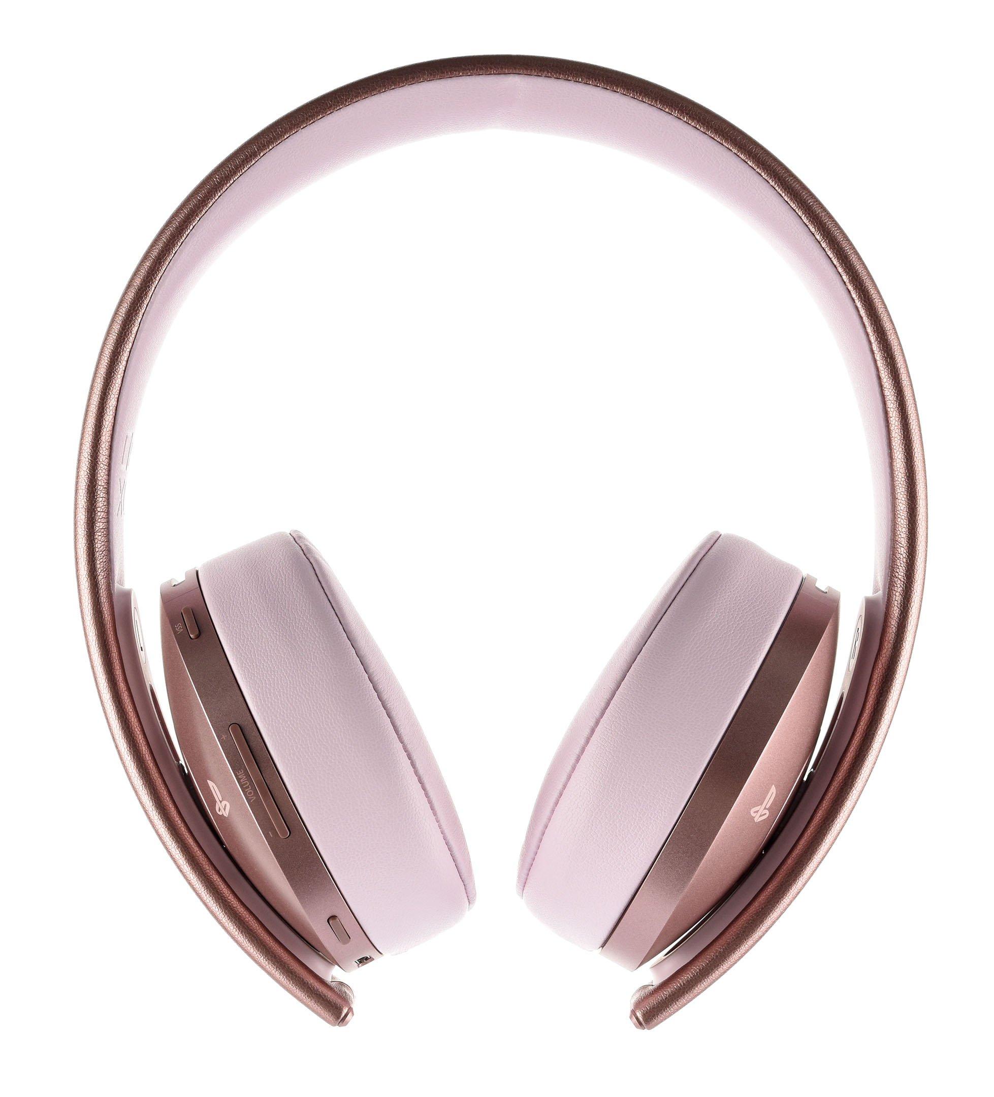 ps4 gold headset pink