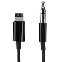 Buy Apple 3.5MM Audio Jack Cable with Lightining Connector, Black in Saudi Arabia