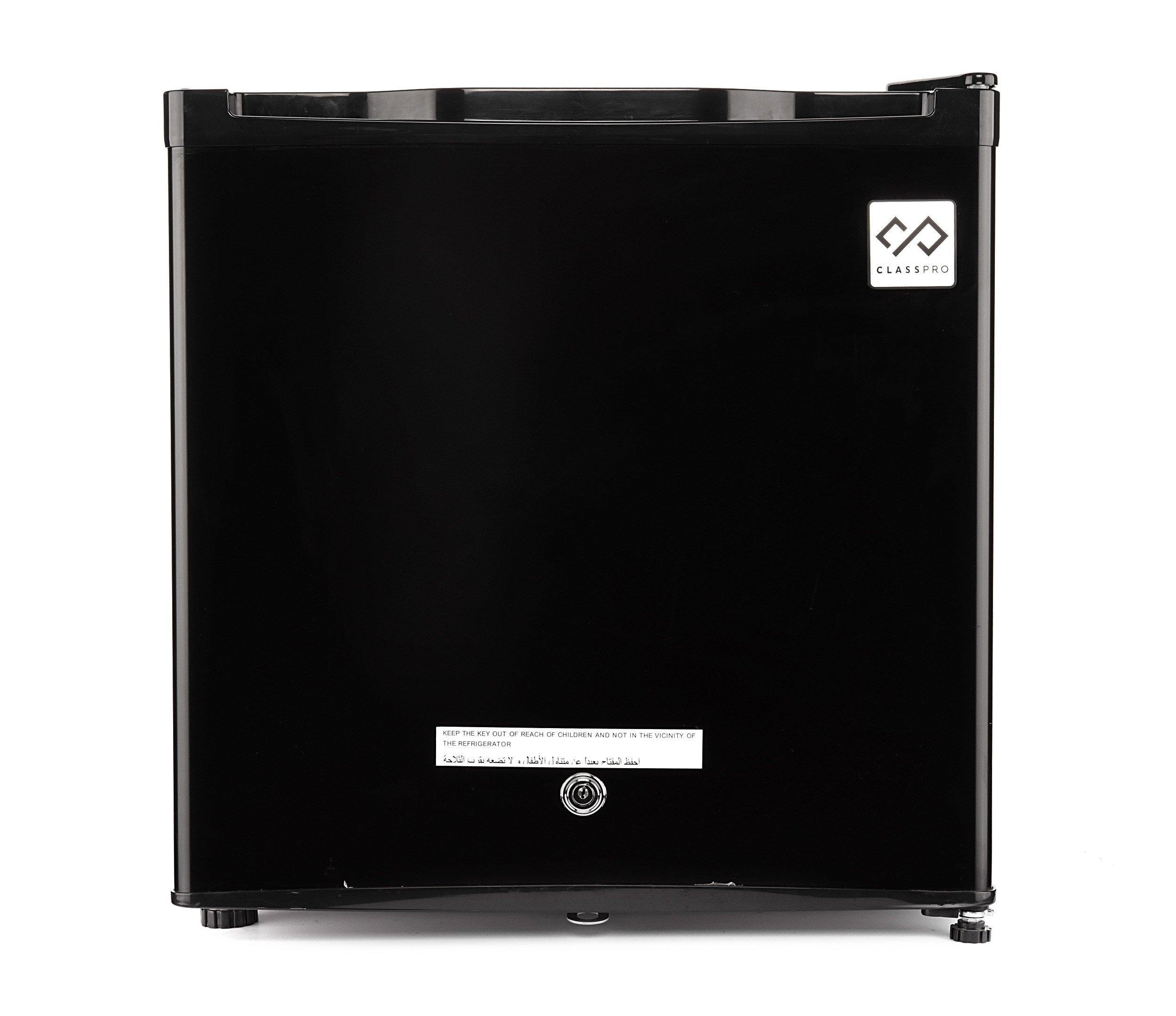 ClassPro Single Door Compact Refrigerator, 1.6 Cu.ft, Black eXtra Saudi