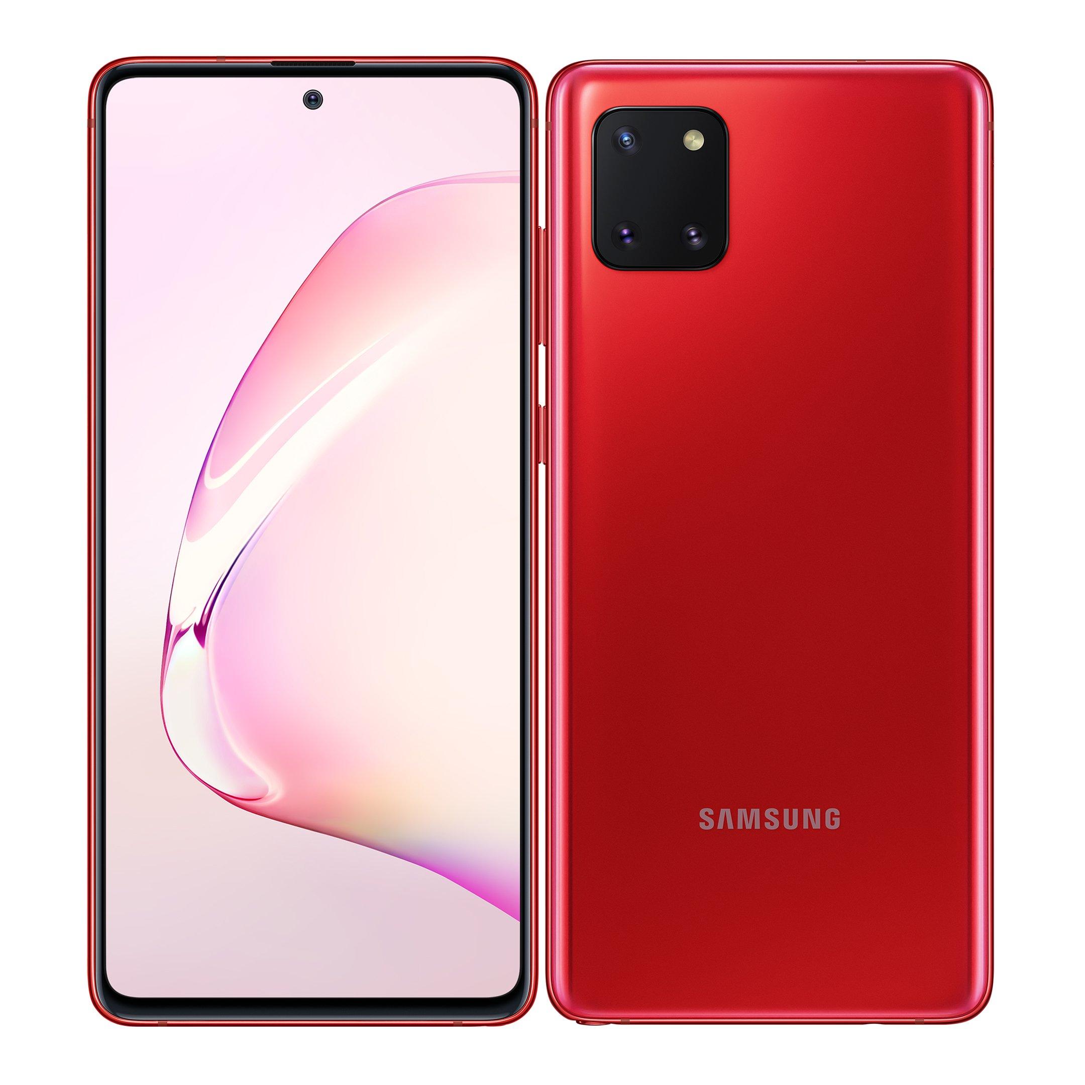 samsung galaxy note 10 lite red colour