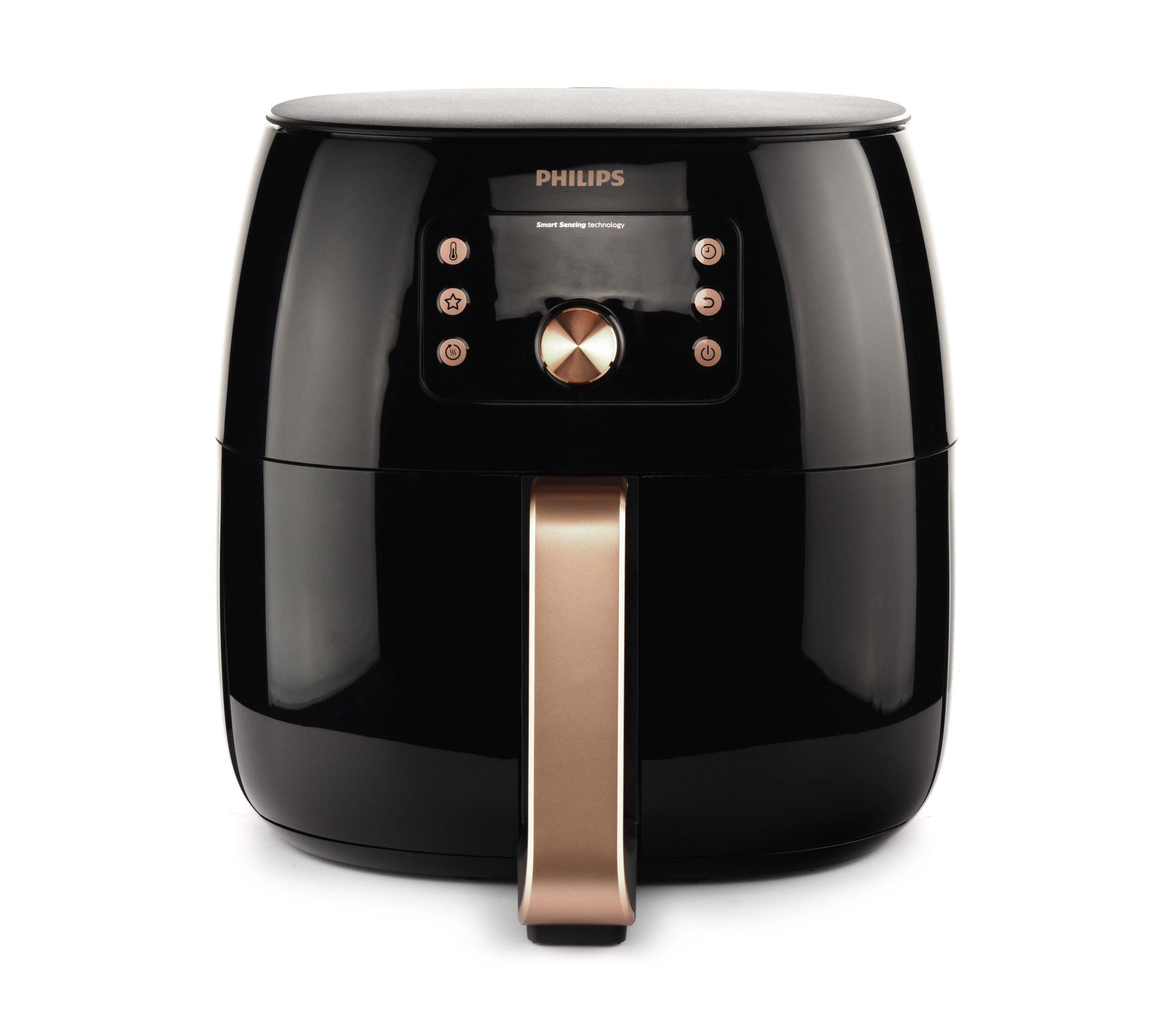 Philips Avance Airfryer Xxl 1 4kg Smart Sensor Technology Digital Black Copper Extra Saudi