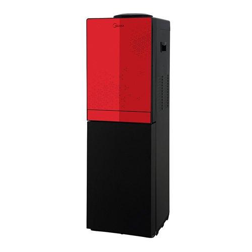 Midea Water Dispenser Floor Standing With Fridge 650W Red/Black