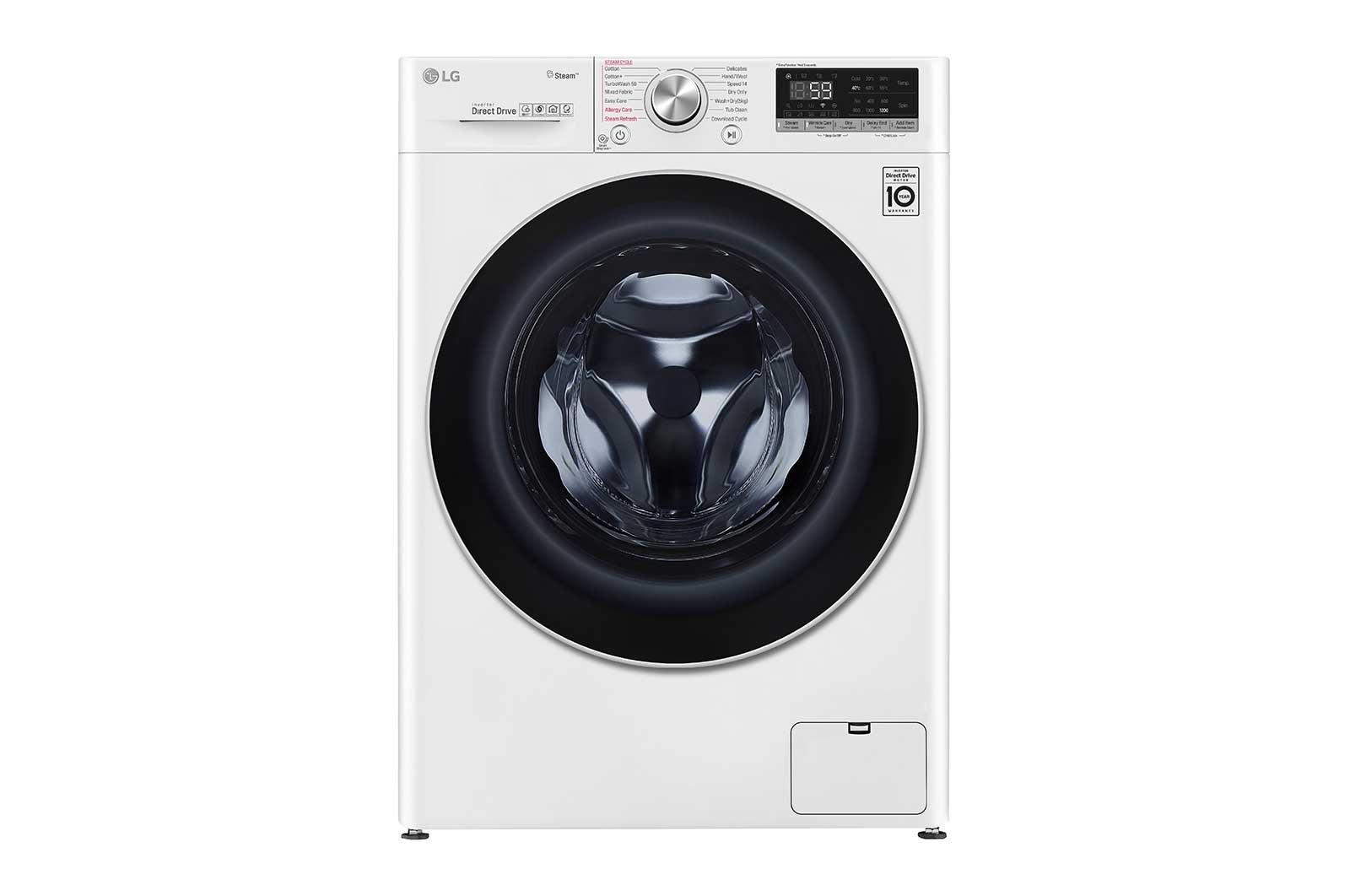 LG Front Load Fully Automatic Washer/Dryer 10.5/7kg with AI DD,White