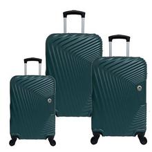 Buy Travel Home,  Set Of 3 Luggage Trolley Case 20/24/28, Green in Saudi Arabia