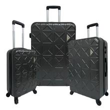 Buy Travel Plus, Triangle Set Of 3 Luggage Trolley Case 20/26/30, Dark Grey in Saudi Arabia