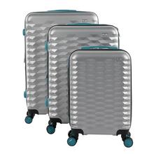 Buy Travel Plus, Honey Comb Set Of 3 Luggage Trolley Case 20/26/30, Grey in Saudi Arabia