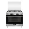 Glemgas Gas Cooking Range,90x60cm, 5 Gas Burners, Full Safety Stainless Steel.