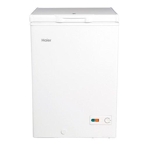 Buy Haier Chest Freezer, 3.5 cuft., 100 Ltrs,  Door Lock, White in Saudi Arabia