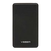 Veger, Power Bank, 1500mAh Battery, Black