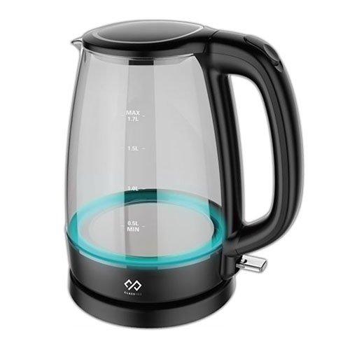 ClassPro Glass Electric Kettle, 1.7L, with Blue Light price in Saudi