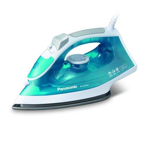 Panasonic Steam Iron, 1550W, Titanium Coated plate, Blue