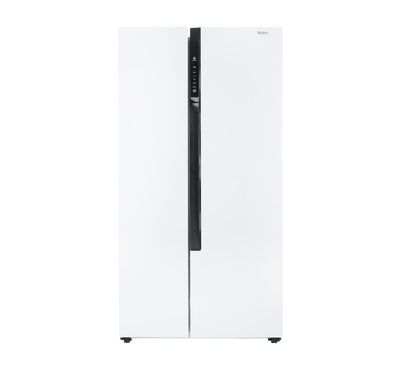 Buy Haier Side by S ide Refrigerator 13.2Cu.ft, Freezer 6.6Cu.ft.Inverter, White in Saudi Arabia