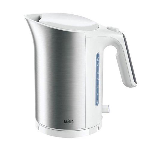 white and silver kettle