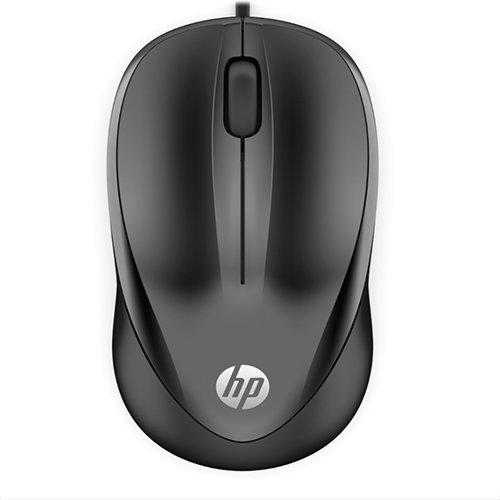 Buy HP 1000, Wired Mouse, Black in Saudi Arabia