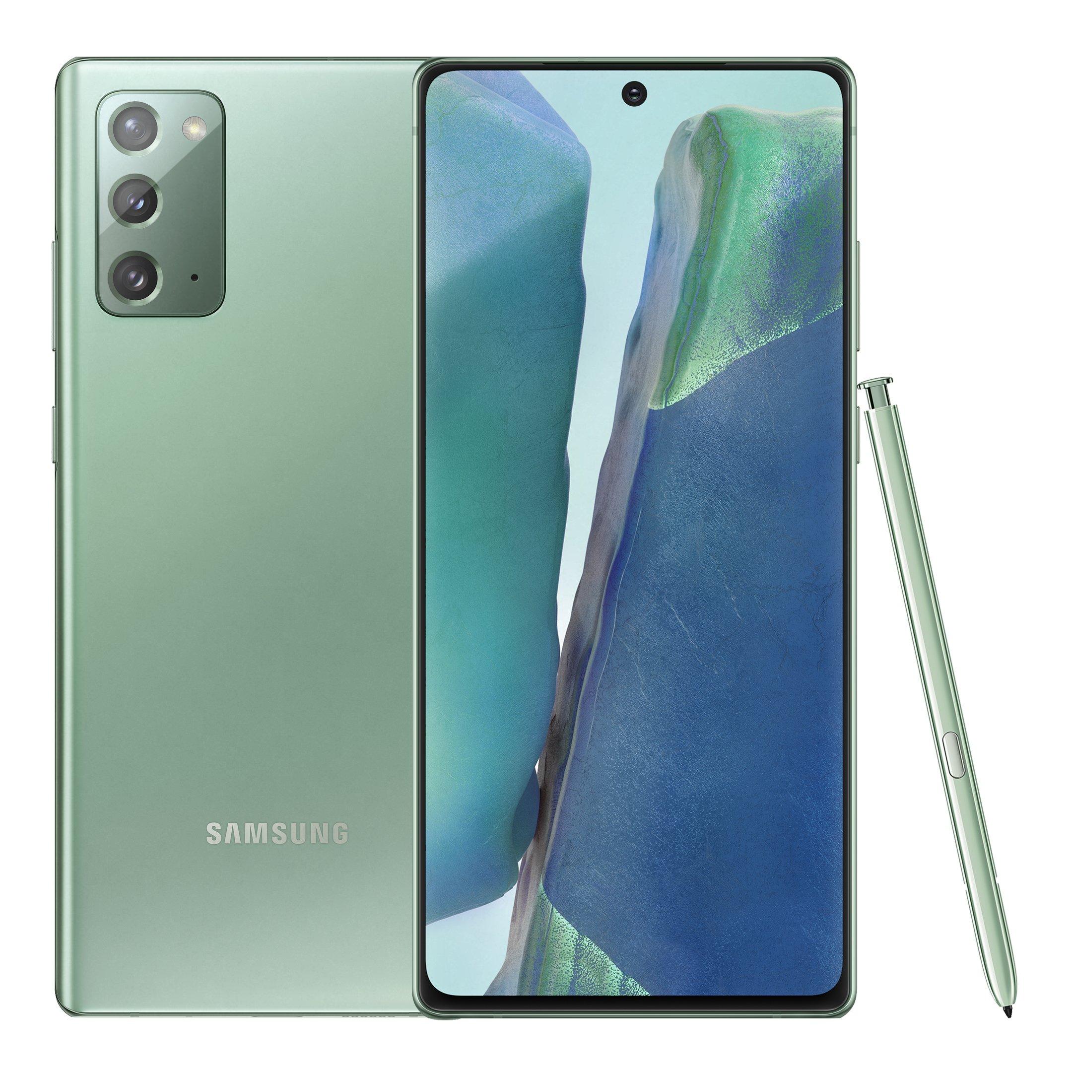 Samsung Note 20, 5G, 256GB, Mystic Green - eXtra Saudi