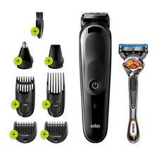 Buy Braun 8-in-1 All-in-One Trimmer, Beard Trimmer and Hair Clipper, Black/Blue in Saudi Arabia