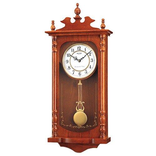 Rhythm Wooden Pendulum Wall Clock Westminster Chime 
