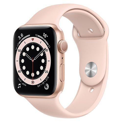 Apple Watch Series 6 GPS, 44mm Gold Aluminium Case with Pink Sand Sport