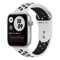 Apple Watch Nike Series 6 GPS, 44mm Silver Aluminium Case with Pure Platinum/Black Nike Sport Band