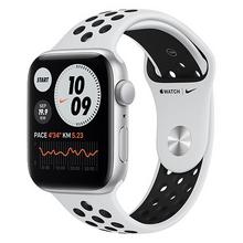 Buy Apple Watch Nike SE GPS, 44mm Silver Aluminium Case with Pure Platinum/Black Nike Sport Band in Saudi Arabia