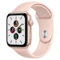 Apple Watch SE GPS, 40mm Gold Aluminium Case with Pink Sand Sport Band
