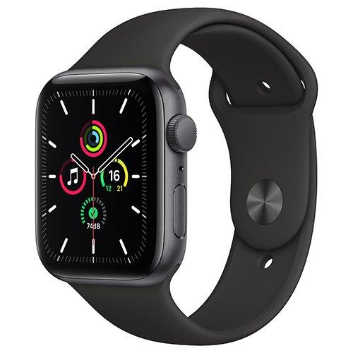 Apple Watch SE GPS, 40mm Space Gray Aluminium Case with Black Sport