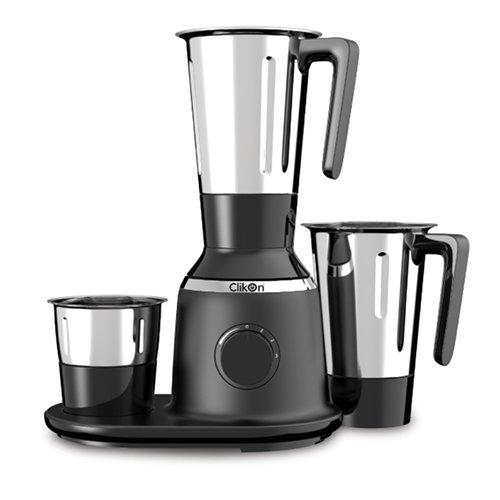 Clikon, 3in1, 1.5L, Mixer Grinder Blender Stainless Jar, 750W, Black