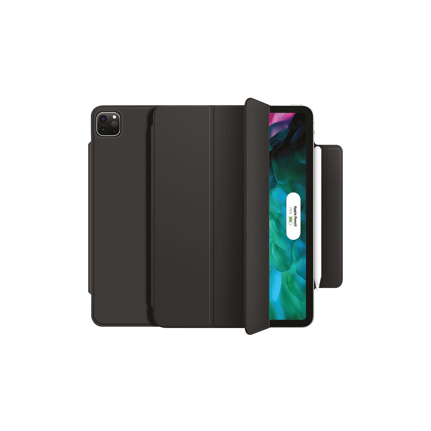 smartix Smartix iPad Pro 12 9-inch Magnetic Pu Leather Folio Case IGIP12.9CPR-BLK, Color: Black, Compatibility: iPad Pro 12.9-Inch, Made In: China, Material: Leather, Product Type: Tablet Case, Shoulder Strap YN: No, Size Inch: 12.9, Trolley YN: No, Type: Folio Case, Waterproof YN: No, Waterproof (Y/N): No, Case Style: Folio, Trolley (Y/N): No