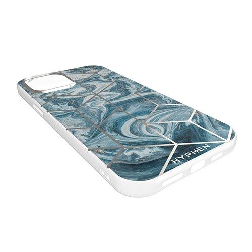 Hyphen Marble Case Pacific Blue Iphone 12 Mini Pacific Blue Extra Bahrain