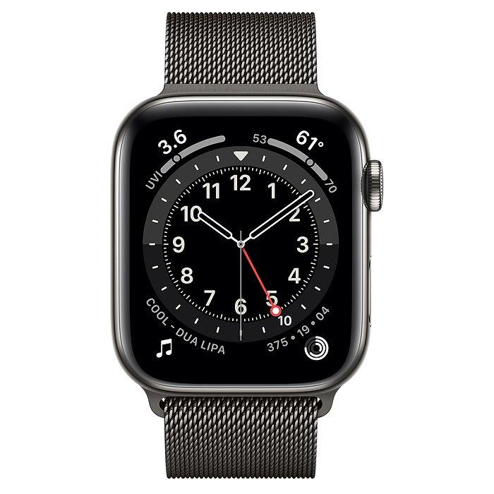 graphite milanese loop 44mm