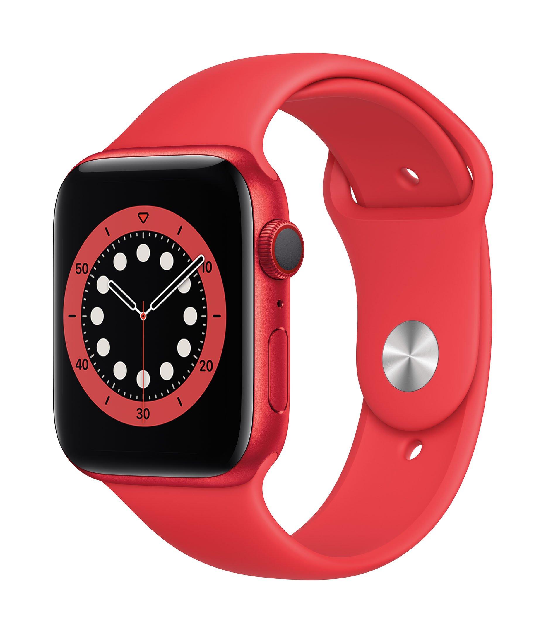 Apple Watch Series GPS Cellular, 44MM Aluminium Case with (PRODUCT)RED  Sport Band