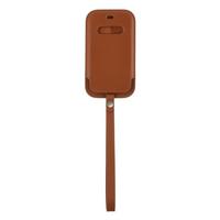 Apple iPhone 12 mini Leather Sleeve with MagSafe , Saddle Brown