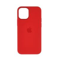 Apple iPhone 12 Mini Silicone Case with MagSafe , (PRODUCT)RED
