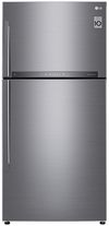 LG Double Door Top Mount Refrigerator, Net Total Capacity 592L, Platinum Silver