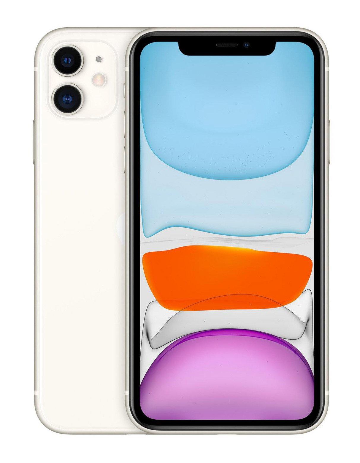 Buy Apple iPhone 11, 4G, 128GB, White, New Edition in Saudi Arabia