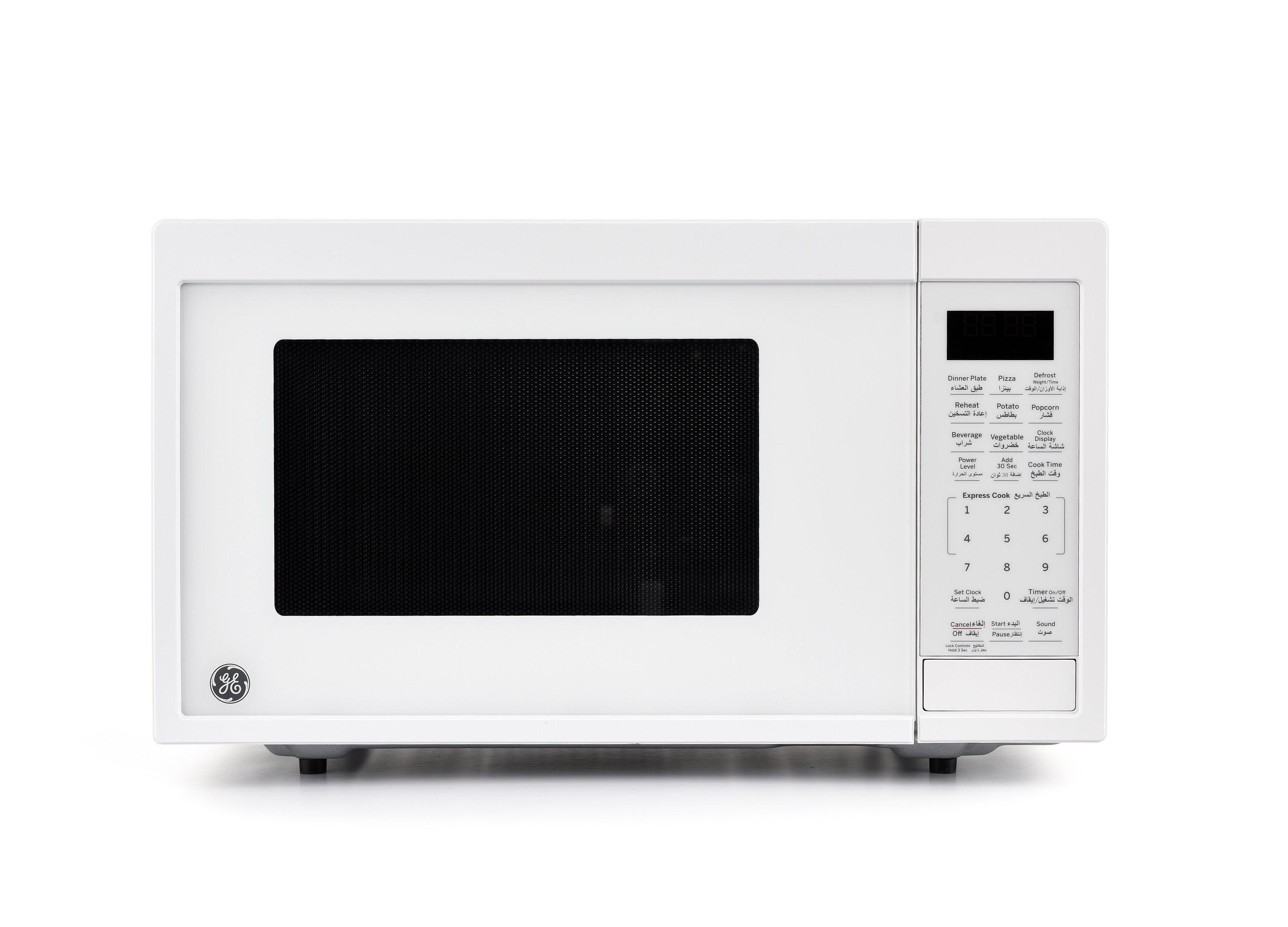 Buy GE Microwave, 0.9 Cu Ft, Touch Controls, 10 Power Levels, 800W, White in Saudi Arabia