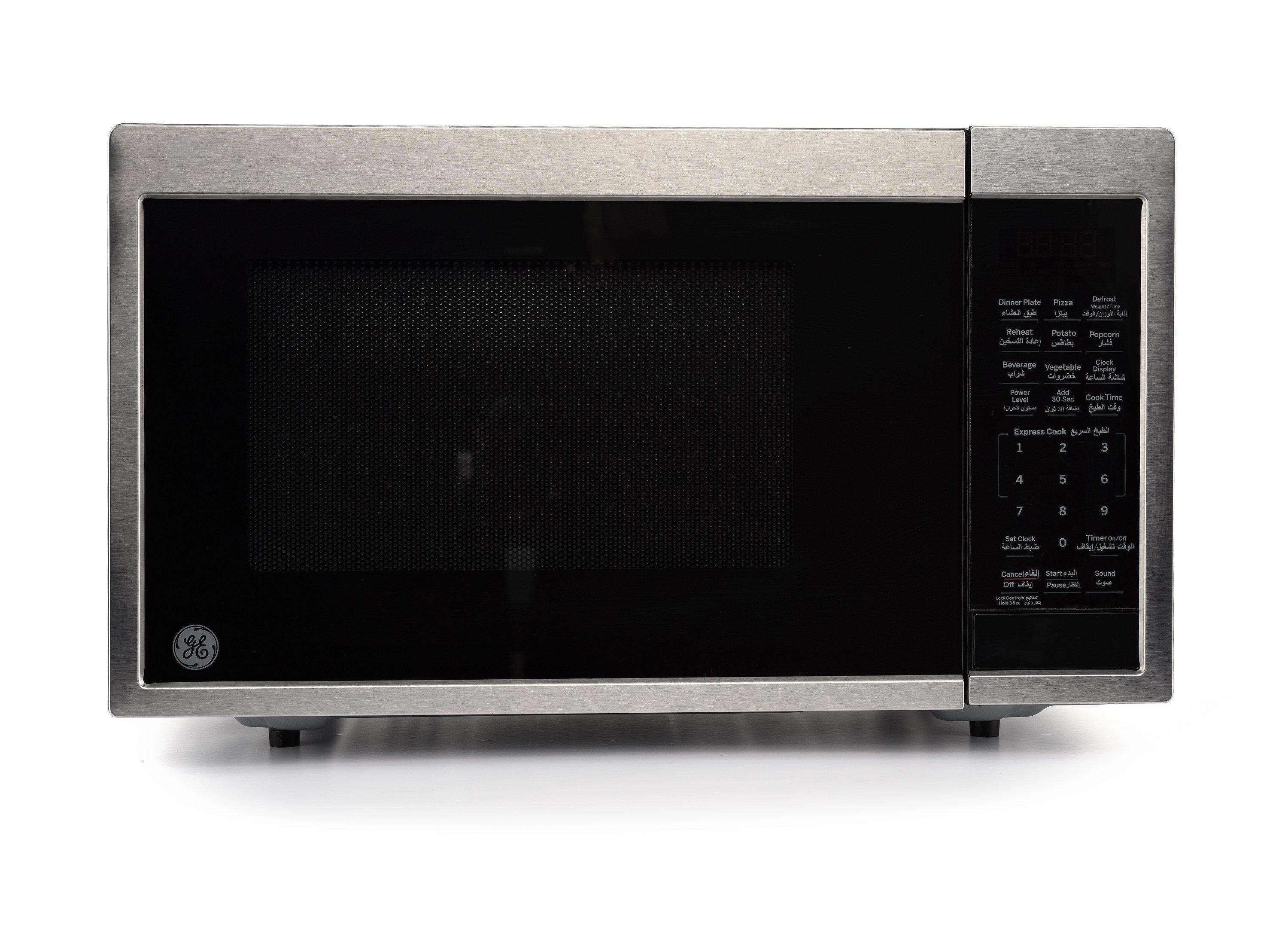 Buy GE Microwave, 0.9 Cu Ft, Touch Controls, 10 Power Levels, 800W,  Stainless Steel in Saudi Arabia
