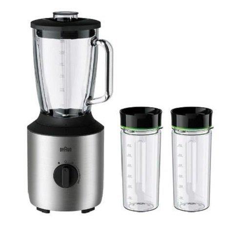 Braun Powerblend 3, 3in1, 2.0l Blender With 2 Mills Glass Jar A, 800w