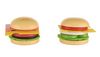 EduFun, 12 pcs Build-A-Burger playset, Beef Burger & Vegetarian Burger