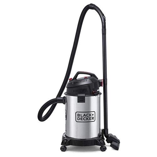 Black+Decker 30.0L Drum Vacuum Cleaner Wet&Dry Stainless Body 1610W