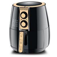 Black+Decker  Analog Air Fryer With Convection,4.0L, 1500W, Gold/Black