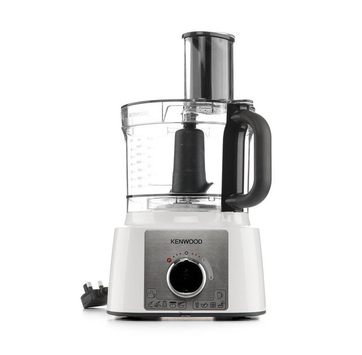 Kenwood Food Processor, 1000W, 3L Bowl, 1.5L Blender, 11 Attachments,White
