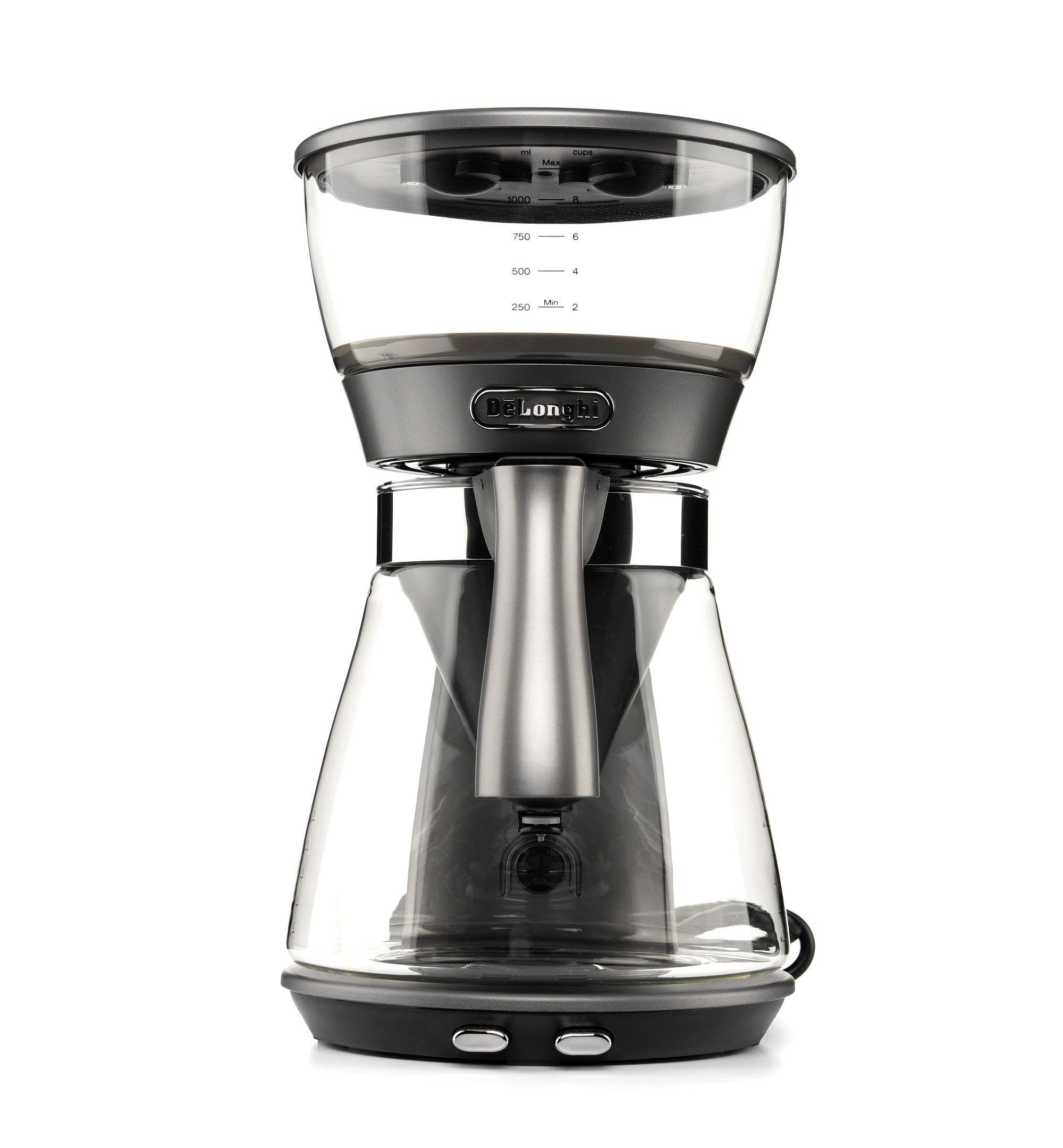 Delonghi Clessidra, Drip Coffee Maker, 1800W, 1.25L carafe, 10 Cups - eXtra