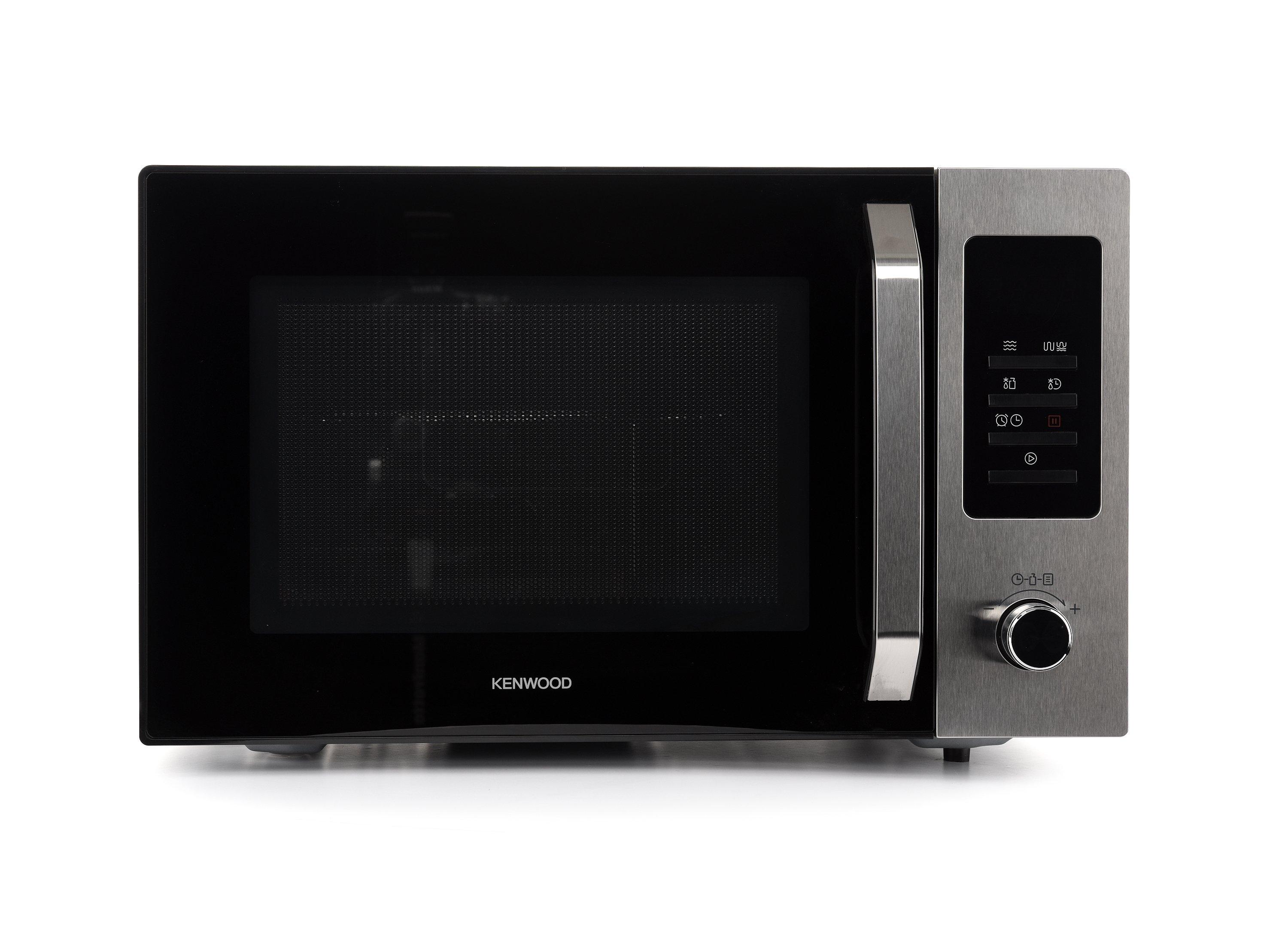 Kenwood Microwave, 900W, 1000W Grill, 30L Capacity, 8 Auto Menu, Silver