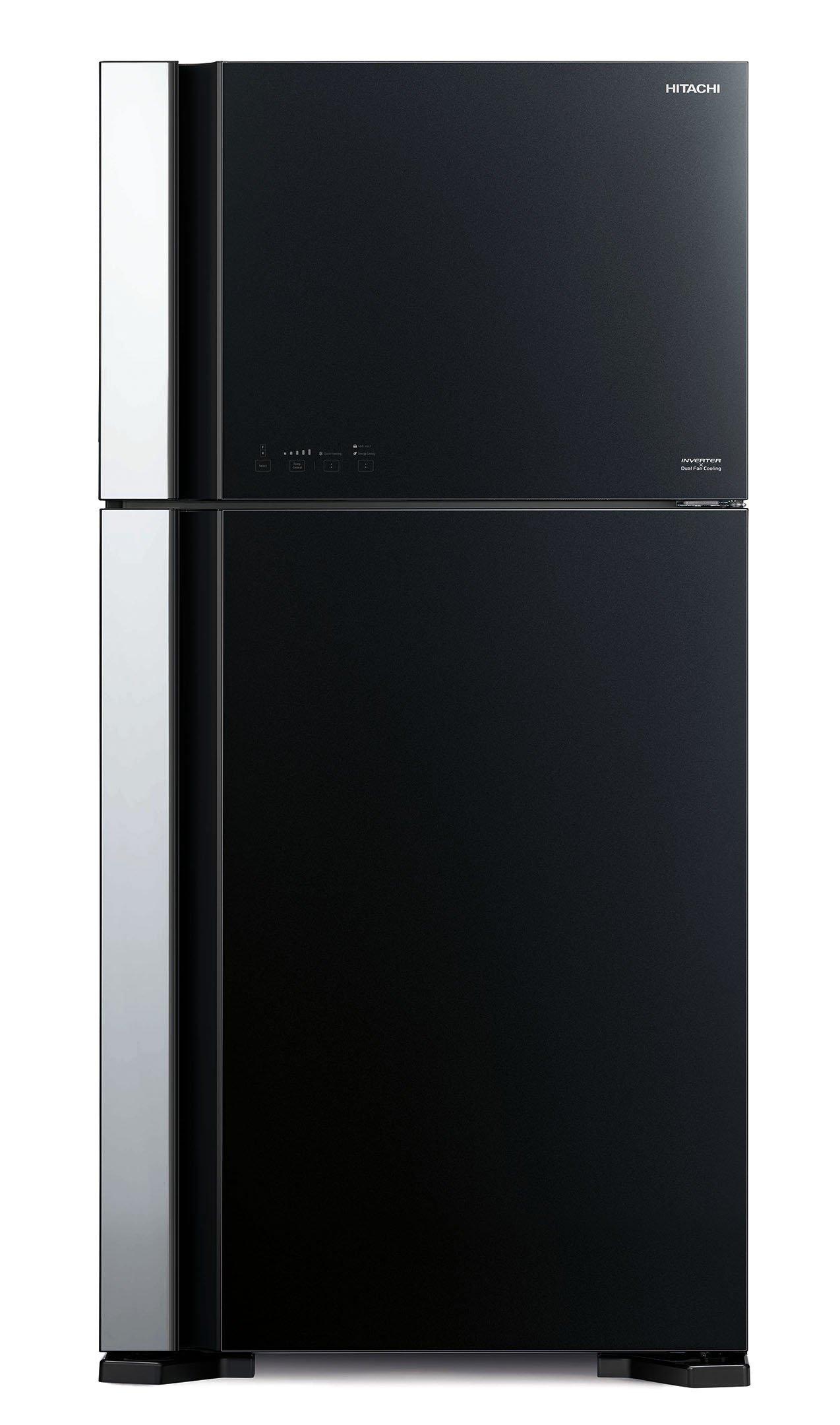 Hitachi Fridge Top Mount Freezer, Inverter Compressor,650.0L, Brilliant  Black - eXtra Bahrain
