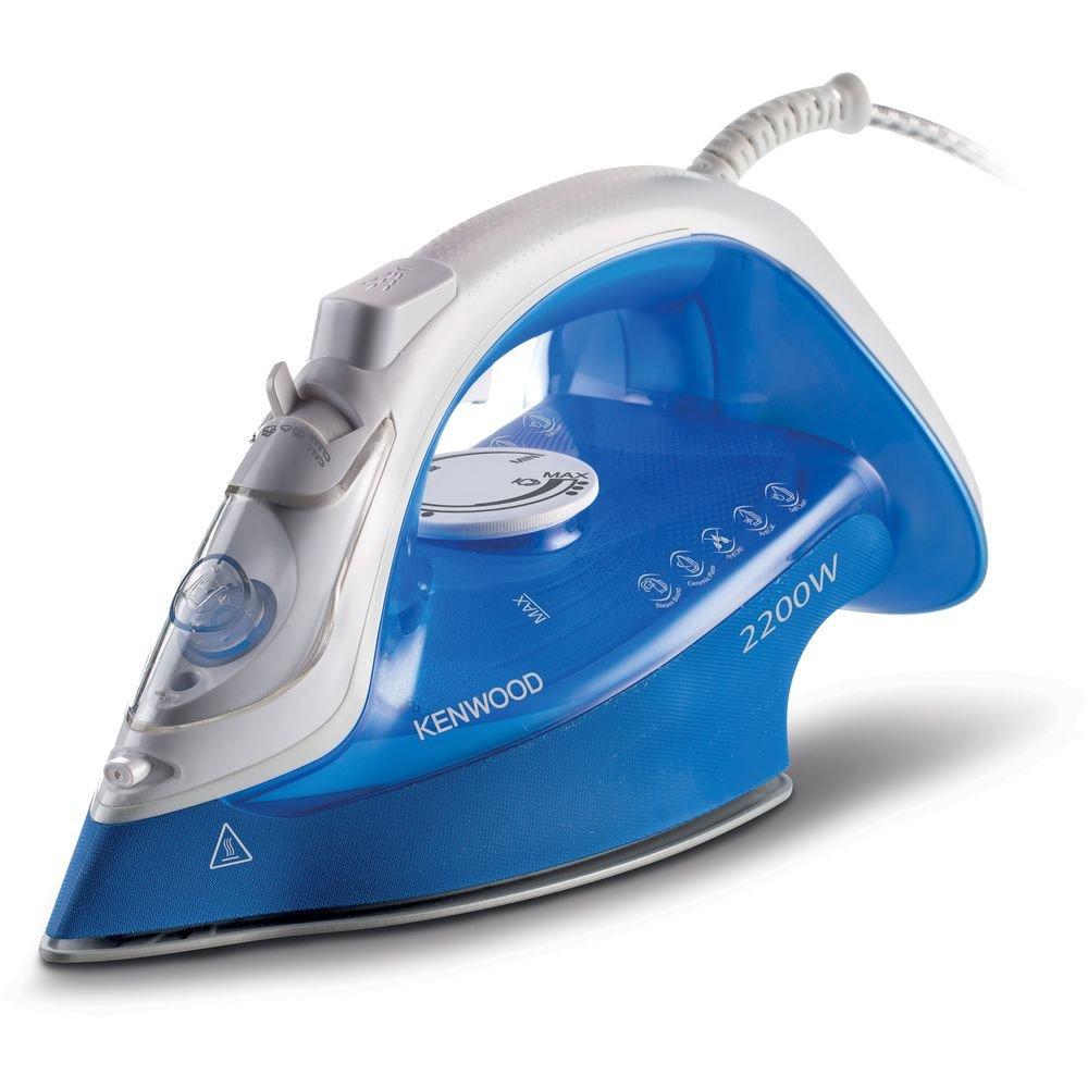 Kenwood STP60 Steam Iron Ceramic Soleplate 300ml 2200W White/Blue